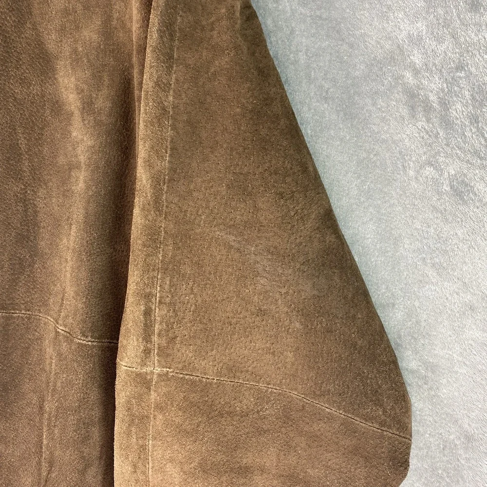Vintage Cambridge Classics Jacket Mens Size XXL Brown Suede Leather Bomber 90s